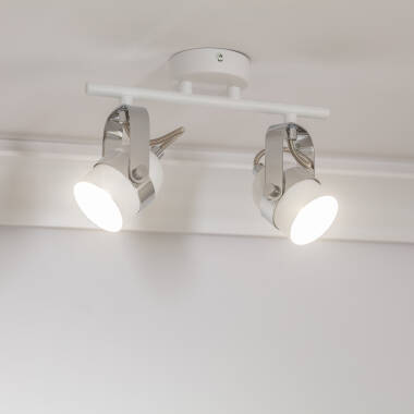 Edit Sinner 2 Light Adjustable Ceiling Spotlight Bar