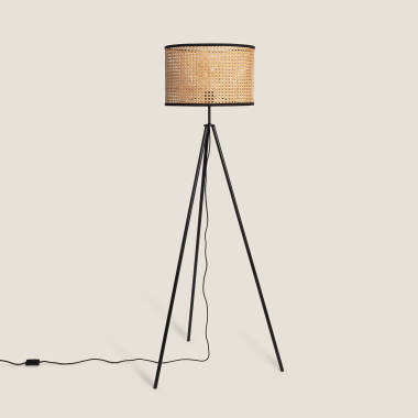 Edit Huela Rattan Floor Lamp