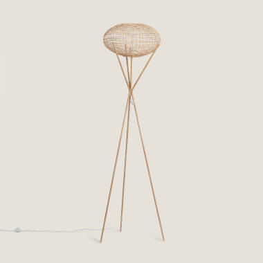 Edit Ronax Rattan Floor Lamp