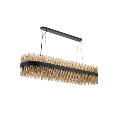 Detroit 1500 Glass Bar Ceiling Pendant Light