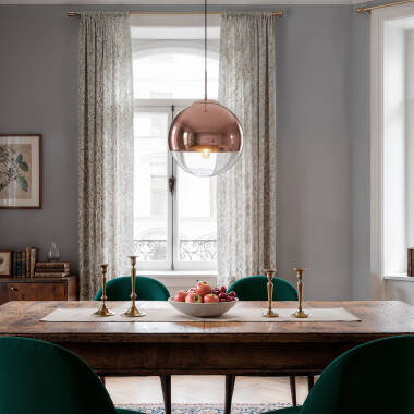 Image of Edit Yelitza Glass Ceiling Pendant Light