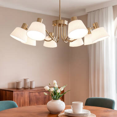Edit Magda 8 Light Multi Arm Ceiling Pendant Light