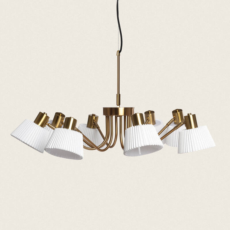 Image of Edit Magda 8 Light Multi Arm Ceiling Pendant Light
