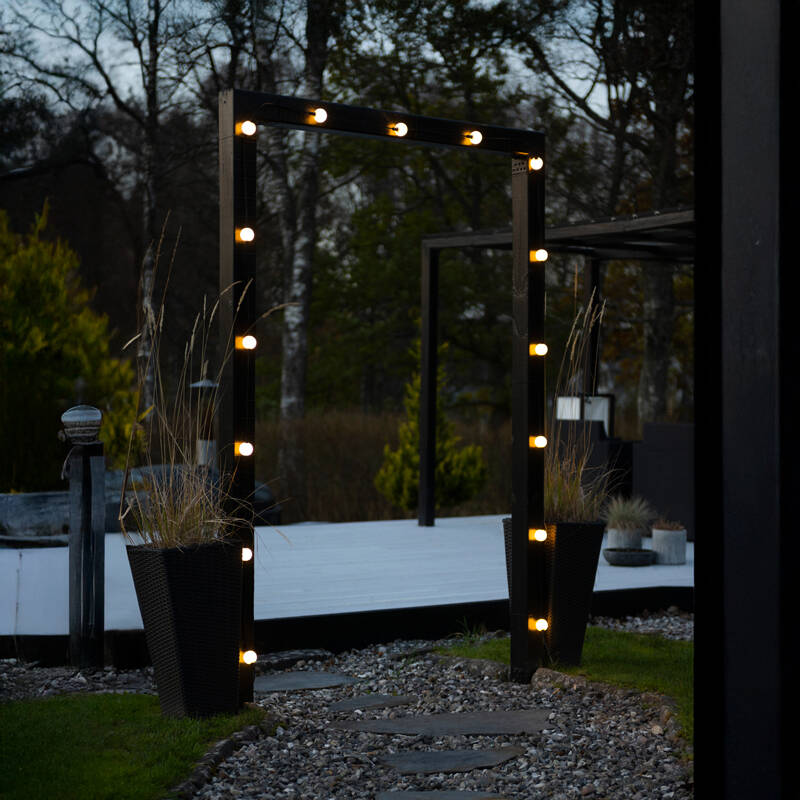Image of Konstsmide Illumiline LED Opal String Lights - 20 Light Extension Set