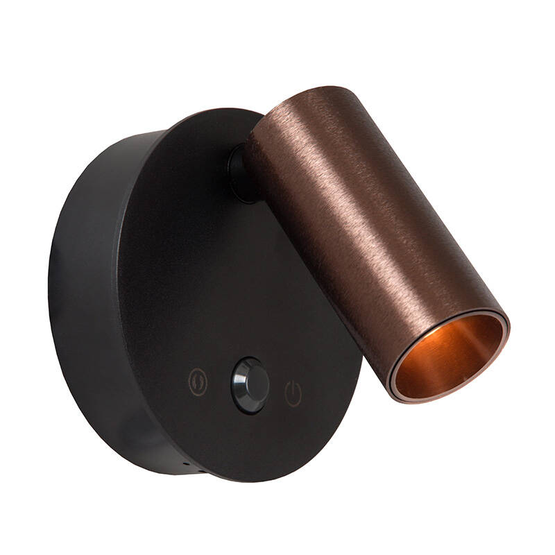 Image of Lucide Toni USB Rechargeable LED Touch Reading Light with Motion Switch