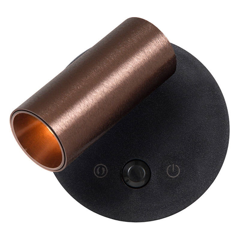 Image of Lucide Toni USB Rechargeable LED Touch Reading Light with Motion Switch