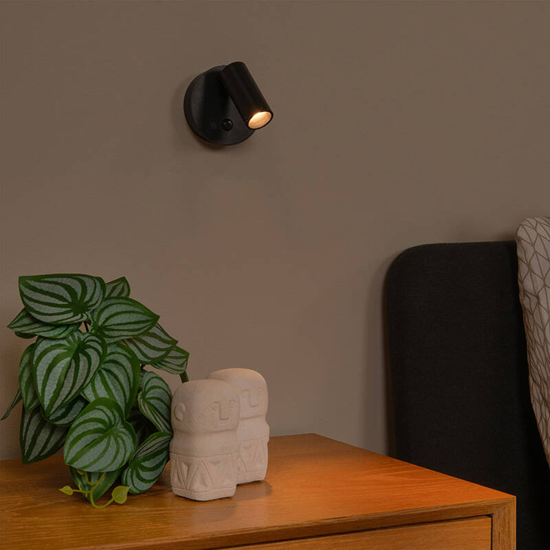 Image of Lucide Toni USB Rechargeable LED Touch Reading Light with Motion Switch