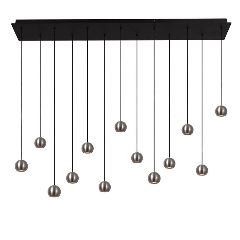 Image of Lucide Montana LED Bar Ceiling Pendant Light with Remote Control