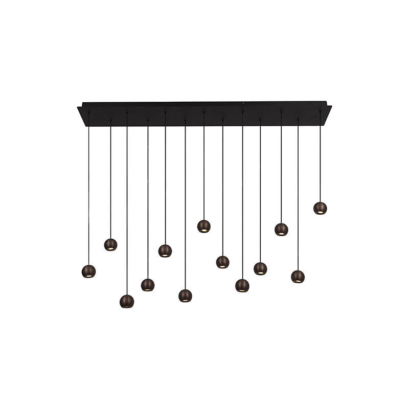 Image of Lucide Montana LED Bar Ceiling Pendant Light with Remote Control