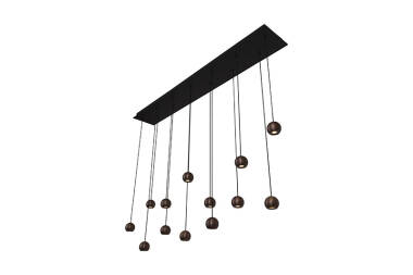 Image of Lucide Montana LED Bar Ceiling Pendant Light with Remote Control