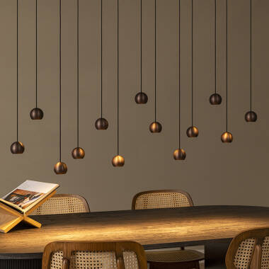 Image of Lucide Montana LED Bar Ceiling Pendant Light with Remote Control