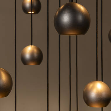 Image of Lucide Montana LED 16 Light Cluster Ceiling Pendant Light with Remote Control