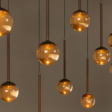 Image of Lucide Calina LED 12 Light Bar Ceiling Pendant