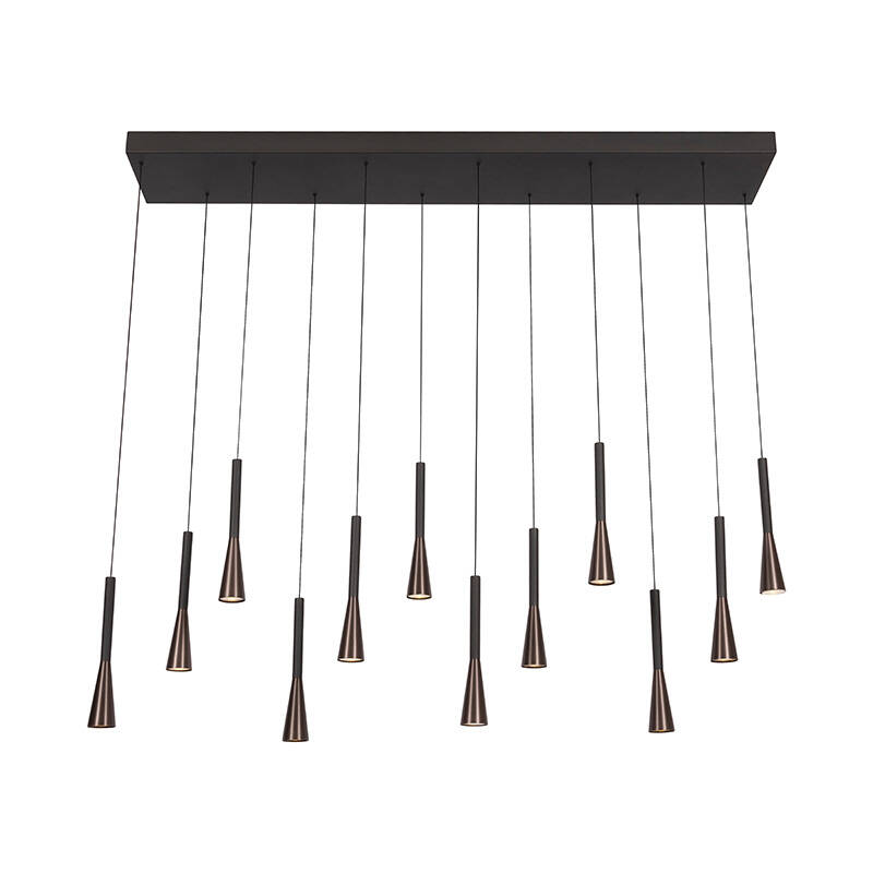 Image of Lucide Joakim 1500 LED 12 Light Bar Ceiling Pendant