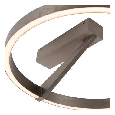 Image of Lucide Applause 400 LED Flush Ceiling Light with Remote Control