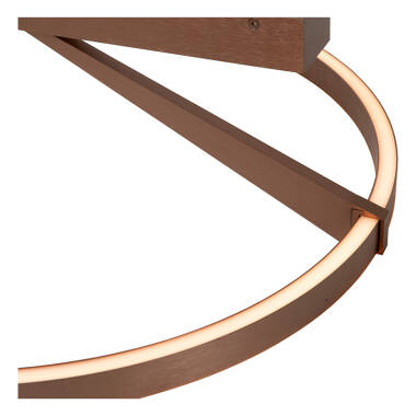 Image of Lucide Applause 600 LED Flush Ceiling Light with Remote Control