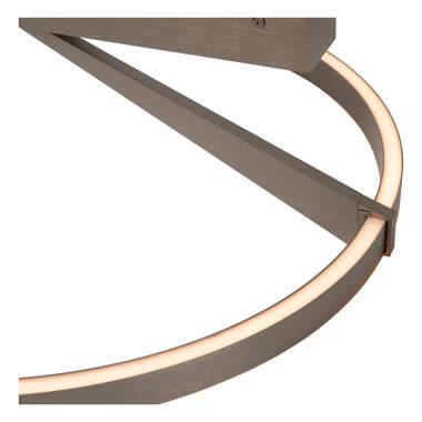 Image of Lucide Applause 600 LED Flush Ceiling Light with Remote Control