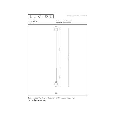 Image of Lucide Calina LED Ceiling Pendant Light