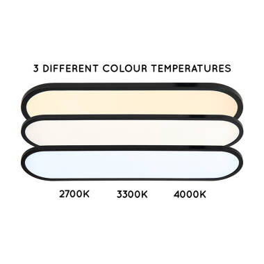 Image of Lucide Elly 600 LED Flush Ceiling Light with Remote Control