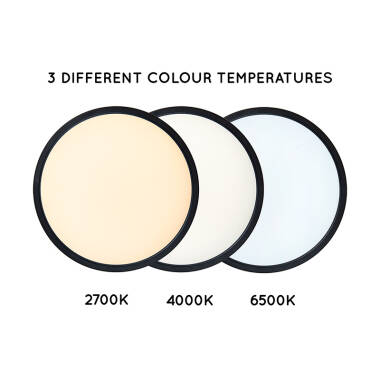 Image of Lucide Castor LED Flush Ceiling Light with Remote Control