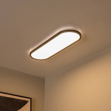 Image of Lucide Elly 600 LED Flush Ceiling Light with Remote Control