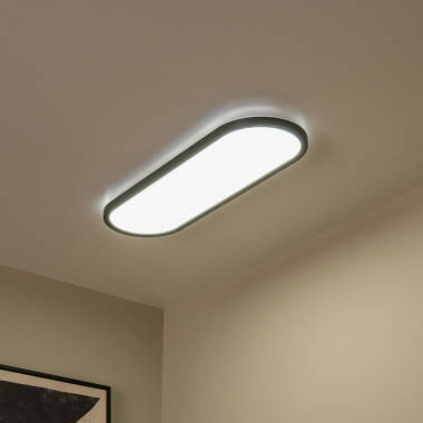 Image of Lucide Elly 600 CCT LED Flush Ceiling Light with Remote Control