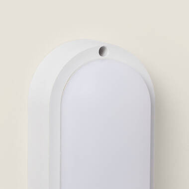 Image of Hublot Oval 15W LED Outdoor Flush Ceiling Light IP65