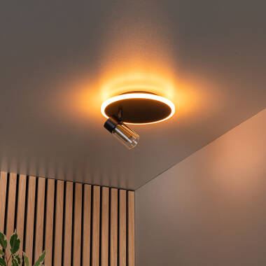 Image of Lucide Everina LED Single Ceiling Spotlight with Remote Control