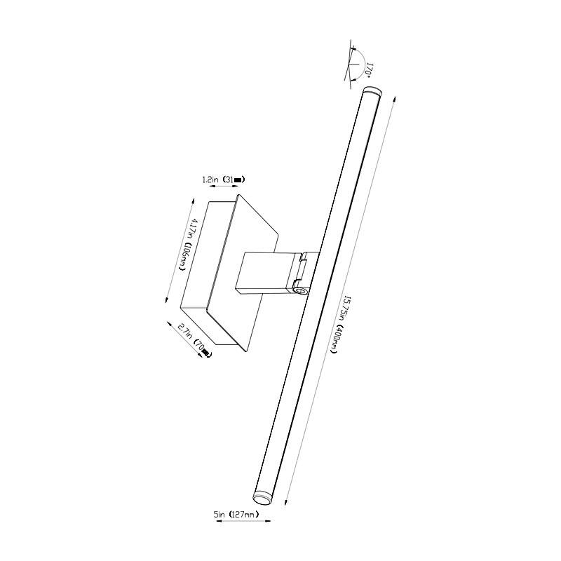 Image of Edit Slimline 400 USB Rechargeable LED Touch Picture Light
