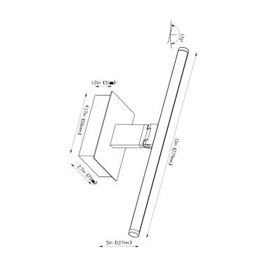 Image of Edit Slimline 279 USB Rechargeable LED Touch Picture Light