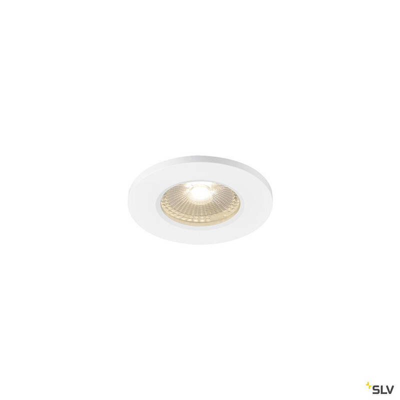 Image of SLV Kamuela 6W Recessed Warm White Dimmable LED IP65 Fire Rated Fixed Downlight