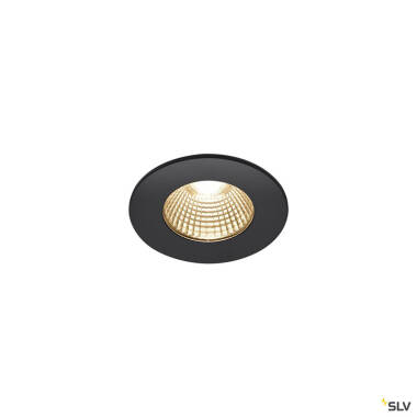 SLV Patta-I 7.3W Recessed Warm White Dimmable LED IP65 Fixed Downlight