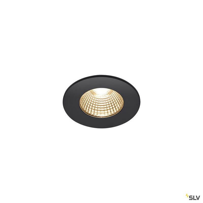 Image of SLV Patta-I 7.3W Recessed Warm White Dimmable LED IP65 Fixed Downlight