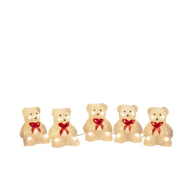 Konstsmide LED Teddy Bear String Lights - Set of 5