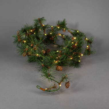 Konstsmide 6M Faux Foliage Battery Operated LED Garland