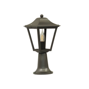 Image of Edit Coastal Pebble Outdoor Pedestal Light