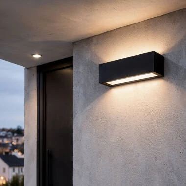 Edit Gropius Colour Selectable LED Outdoor Up & Down Wall Light