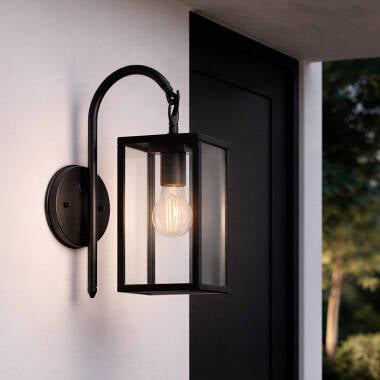 Image of Edit Atrium Outdoor Hanging Lantern Wall Light
