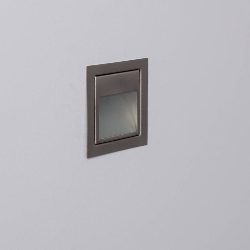 Image of Edit Larry Cool White LED Recessed Outdoor Wall Light