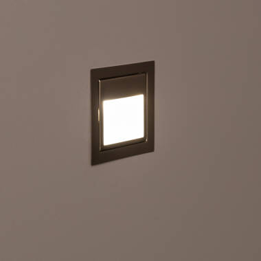 Image of Edit Larry Cool White LED Recessed Outdoor Wall Light