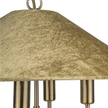 Image of Wisteria Camellia 5 Arm Ceiling Pendant Light