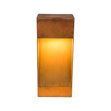 Image of Westport Coastal Rusty Ray LED Outdoor Flush Wall Light
