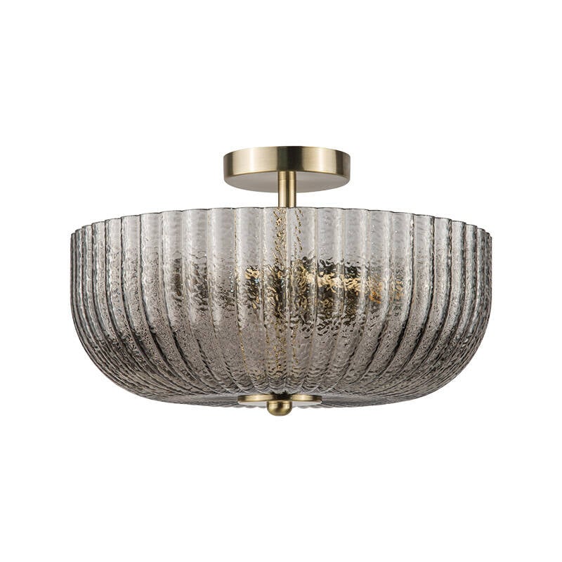 Image of Wisteria Pulse Glass Semi-Flush Ceiling Light