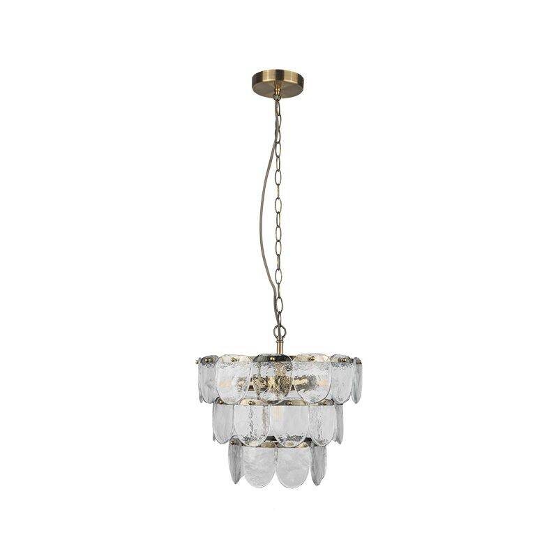 Image of Wisteria Merise Glass Ceiling Pendant Light