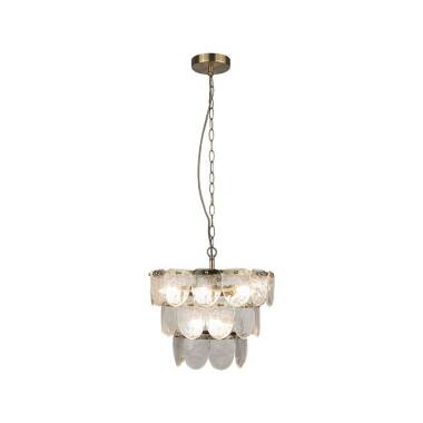 Image of Wisteria Merise Glass Ceiling Pendant Light