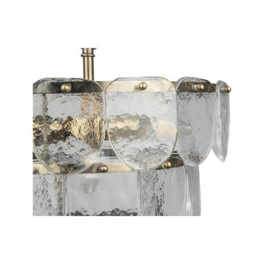 Image of Wisteria Merise Glass Ceiling Pendant Light