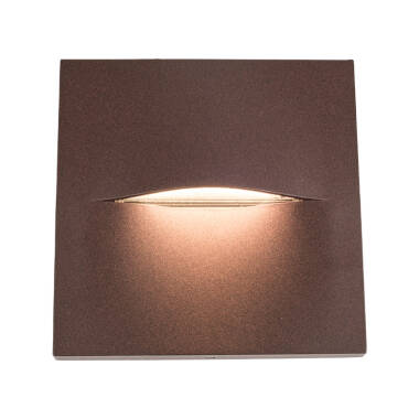 Image of Edit Terra LED Square Outdoor Flush Wall Light