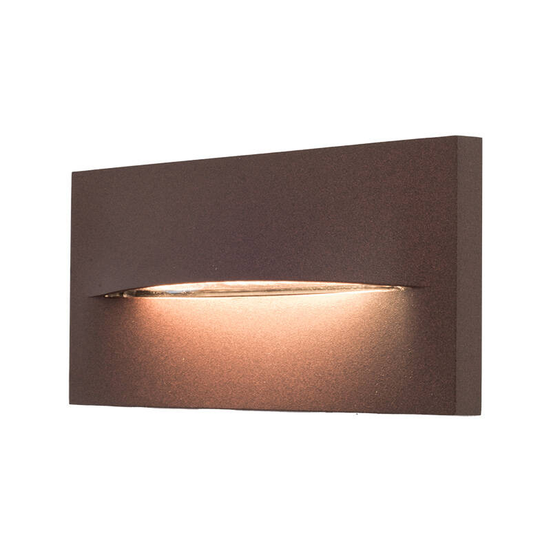Image of Edit Terra LED Rectangular Outdoor Flush Wall Light