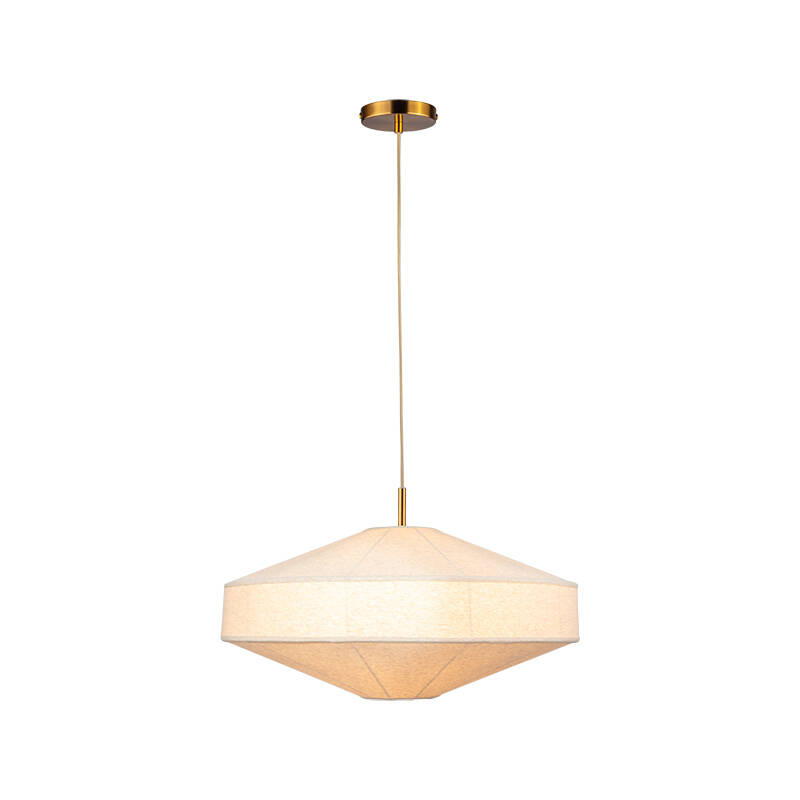 Image of Khudi & Khora Calyx Linen Ceiling Pendant Light
