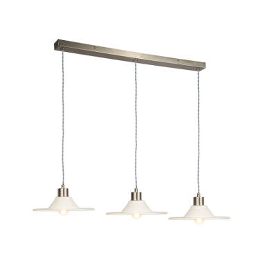 Image of Khudi & Khora Olive Ceramic Bar Ceiling Pendant Light